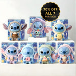 Load image into Gallery viewer, All 7 Plush Set (Complete Collection) - Labubu Stitch Official ©Disney - Limited Edition